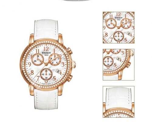 Tissot Dressport Mother Of Pearl Women's T050.217.36.112.01 Leather Watch-47
