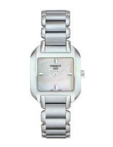 Tissot T-Wave Mother Of Pearl Women's T02.1.285.71 Steel Watch-23
