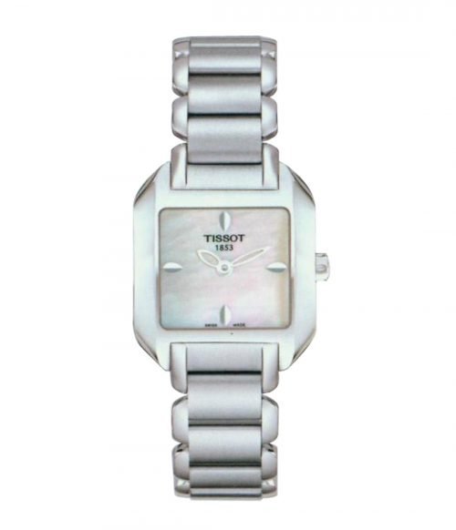 Tissot T-Wave Mother Of Pearl Women's T02.1.285.71 Steel Watch-23