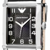 Armani Classic Black Women's Ar0364 Leather Watch-0