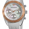 Emporio Armani Women's AR5938 Sport Silver Chronograph Dial Watch
