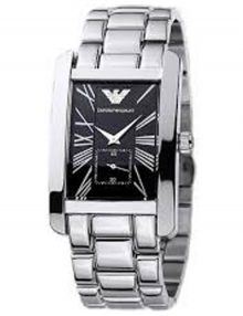 Armani Couple Black Men's Ar0156 Steel Watch-0