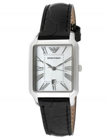 Armani Classic Mother Of Pearl Women's Ar0413 Leather Watch-0
