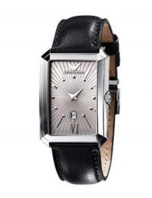 Armani Classic Silver Women's Ar0460 Leather Watch-0