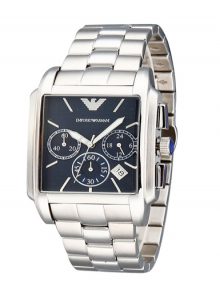 Armani Analog Blue Men's Ar0480 Steel Watch-0
