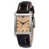 Armani Classic Brown Women's Ar0491 Leather Watch-0