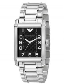 Armani Analog Black Men's Ar0493 Steel Watch-0