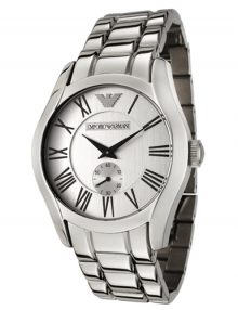 Armani Analog Silver Men's Ar0647 Steel Watch-0