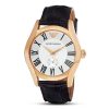 Armani Classic Silver Women's Ar0678 Leather Watch-0