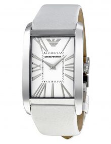 Armani Analog Silver Men's Ar2045 Leather Watch-0