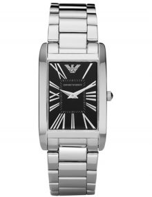 Armani Slim Black Women's Ar2054 Steel Watch-0