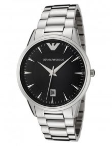 Armani Analog Black Men's Ar2440 Steel Watch-0