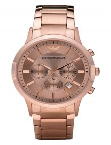 Armani Analog Rose Gold Men's Ar2452 Steel Watch-0