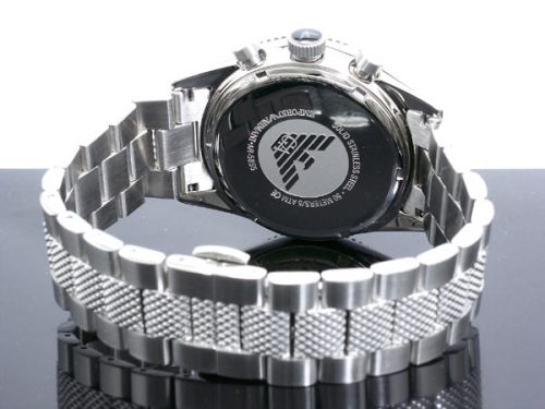 Armani Sport Black Men's Ar5855 Steel Watch-336