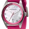 Armani Fashion Mother Of Pearl Women's Ar5880 Silicone Watch-0