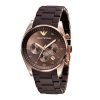 Armani Sportivo Brown Women's Ar5891 Silicone Watch-0