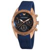 Armani Sportivo Blue Women's Ar5939 Silicone Watch-0