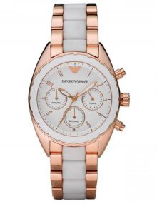 Armani Sportivo Silver Women's Ar5942 Steel Watch-0