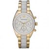 Emporio Armani AR5944 Sportivo Ladies Gold Plated Stainless Steel Cronograph Watch