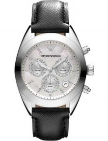Emporio Armani AR5961 Sportivo Ladies Stainless Steel Cronograph Watch