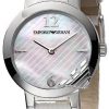 Armani Fashion Mother Of Pearl Women's Ar0745 Leather Watch-0
