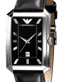 Emporio Armani Mens Classic Black Watch Model AR0455