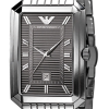 Emporio Armani Classic Collection Steel Bracelet Gunmetal Dial Men's Watch AR0458
