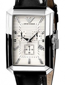 Emporio Armani Chronograph Quartz White Dial Men's Watch AR0472