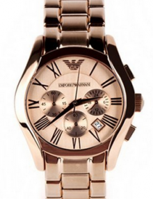 Emporio Armani Classic Chronograph Rose-Gold Men's watch AR0365