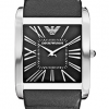 Emporio Armani Men's AR2006 Slim Black Leather Strap Watch