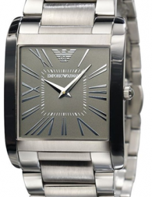 Emporio Armani Men's AR2010 Classic Stainless Steel Gunmetal Dial Watch