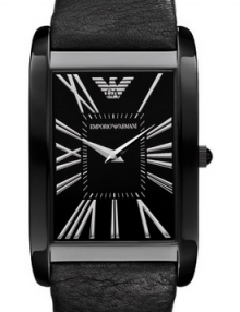 Emporio Armani Men's AR2060 Sportivo Black Dial and Strap Watch