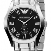 Emporio Armani Women's AR0681 Charcoal Grey Dial Stainless Steel Watch