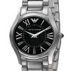 Emporio Armani Super Slim Black Mother-of-pearl Dial Women's Watch AR2040