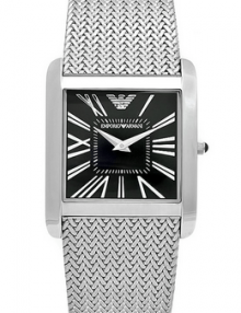 Emporio Armani Women's AR2013 Slim Stainless Steel Mesh Bracelet Watch
