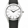 Emporio Armani Women's AR2021 Classic Black Leather Band Watch