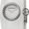Emporio Armani Donna Urethane Bangle White Dial Women's watch AR0740