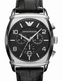 Emporio Armani Men's AR0347 Classic Black Chronograph Dial Watch