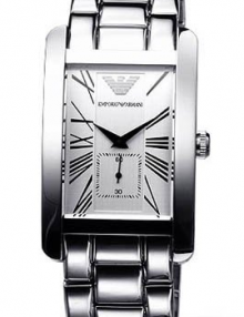 Emporio Armani Men's AR0145 Classic Stainless Steel Roman Numeral Dial Watch