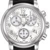 Tissot Dressport Mother Of Pearl Women's T050.217.16.112.00 Leather Watch-0