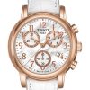 Tissot Dressport Mother Of Pearl Women's T050.217.36.112.00 Leather Watch-0