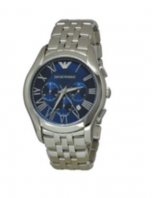 Emporio Armani AR1787 Classic Navy Blue Dial Stainless Steel Mens Watch