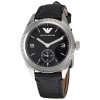 Armani Analog Black Men's Ar5898 Leather Watch-0