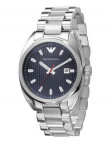 Armani Analog Blue Men's Ar5909 Steel Watch-0