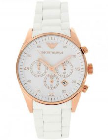 Emporio Armani AR5919 Sportivo Unisex Rose Gold Plated Cronograph Watch