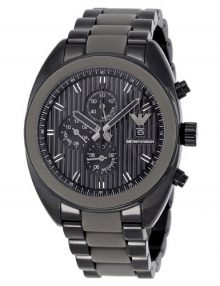 Armani Sportivo Black Men's Ar5953 Steel Watch-0