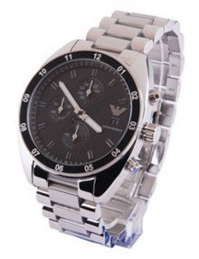 Armani Sportivo Black Men's Ar5955 Steel Watch-0
