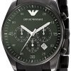 Emporio Armani Quartz Chronograph Green Dial Men's Watch AR5922