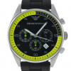 Emporio Armani Men's AR5865 Rubber with Black Dial Watch
