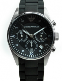 Emporio Armani Chronograph Quartz Black Dial Men's Watch - AR5868